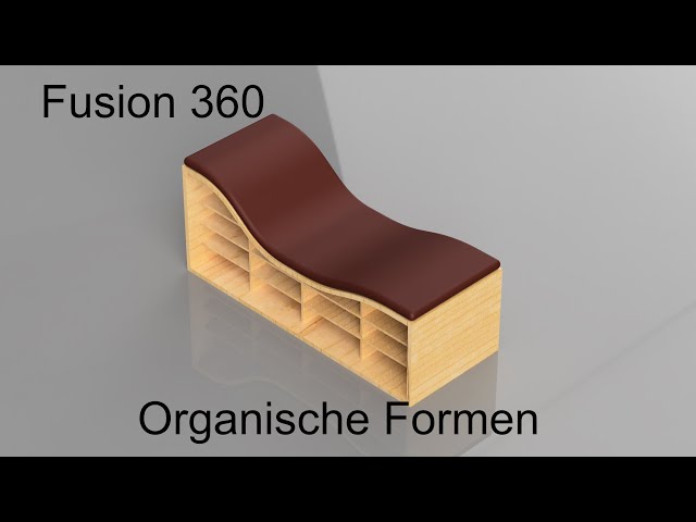 Fusion 360 Tutorial Deutsch organische Formen ohne Frei Formen! Sweeping!