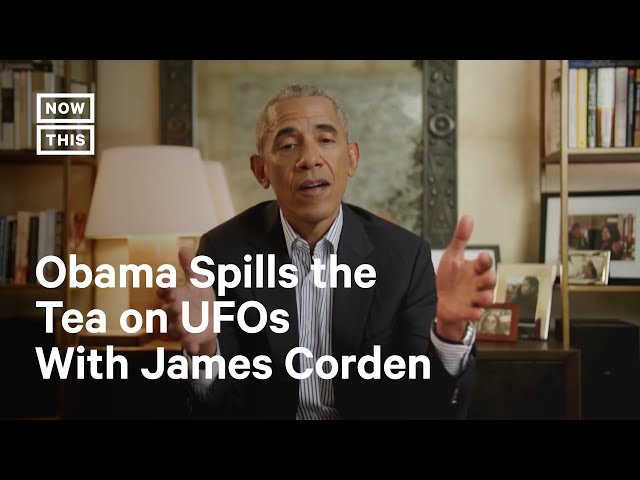 Obama Talks UFOs on James Corden