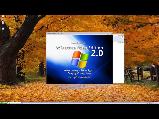Running Windows Poop Edition in a Windows XP VM