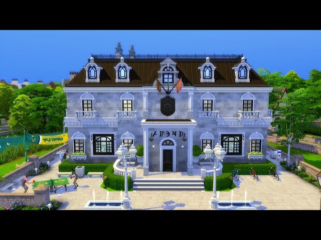 🎓 BRITECHESTER STUDENT MANOR 🏫 SIMS 4 SPEED BUILD STOP MOTION DISCOVER UNIVERSITY (NO CC)