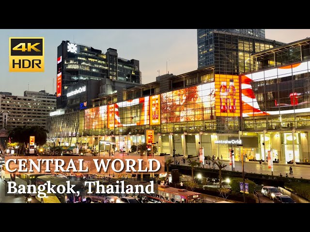 [BANGKOK] - Central World "Exploring Bangkok's Mega Shopping Mall" [4K HDR Walking Tour]