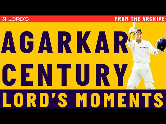 Agarkar's hits maiden Test century | Highlights | Lord's