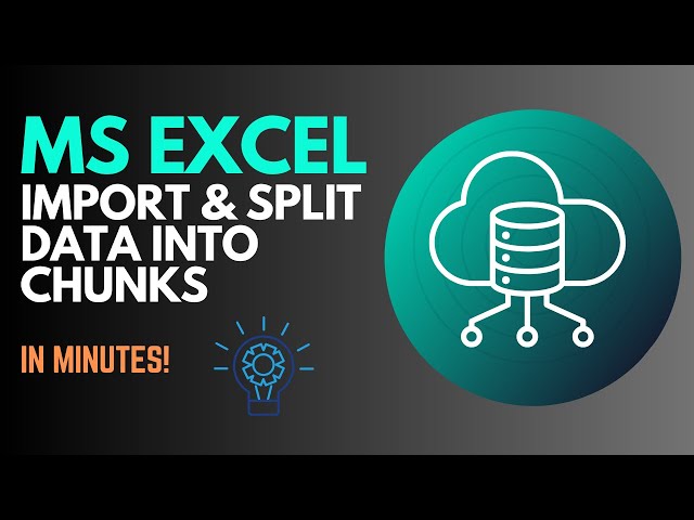 Automate Microsoft Excel: Import Massive CSVs into Separate Sheets with VBA
