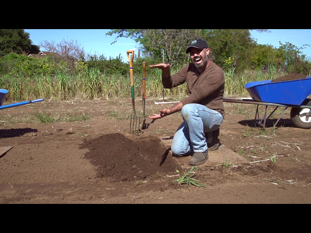 Preparing Garden Beds with Double Digging