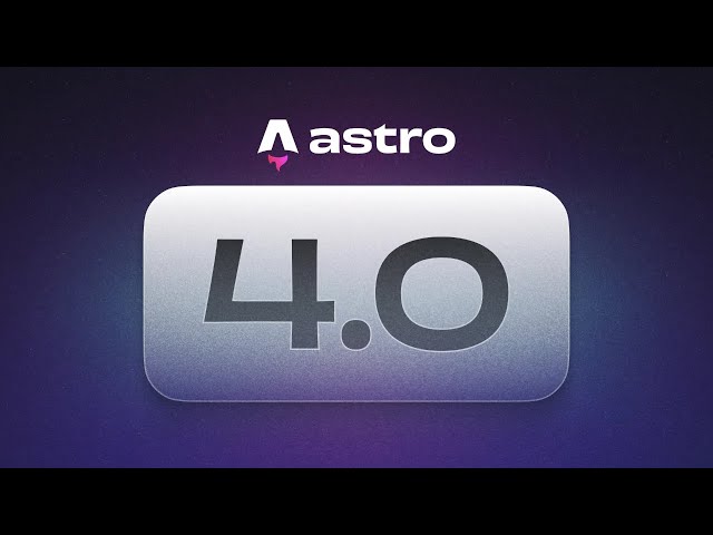 Upgrading to Astro v4.0
