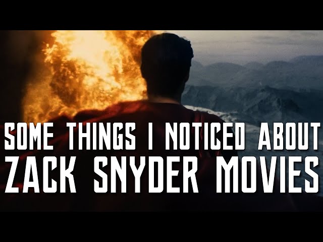 Some Things I Noticed About Zack Snyder's DCEU Trilogy