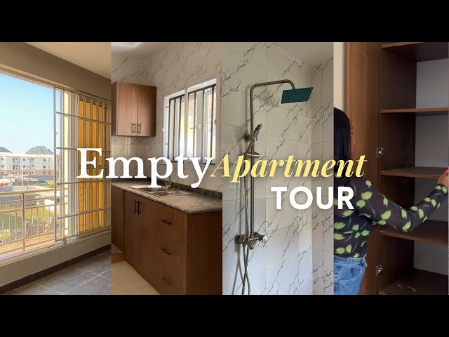 I MOVED! | EMPTY TWO BEDROOM APARTMENT TOUR 2024 | LIVING IN ABUJA