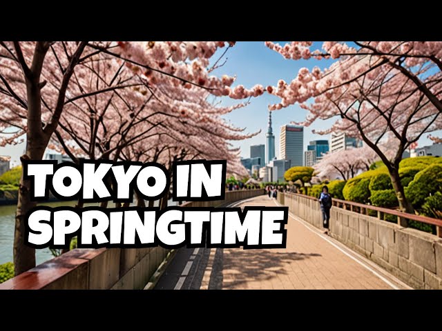 🔴 [LIVE] Relaxing Tokyo, Japan Walking Tour - Beautiful Sakura Cherry Blossom Walkthrough