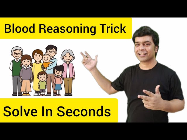 Blood Reasoning Trick | Maths Trick |Reasoning Trick | imran sir maths