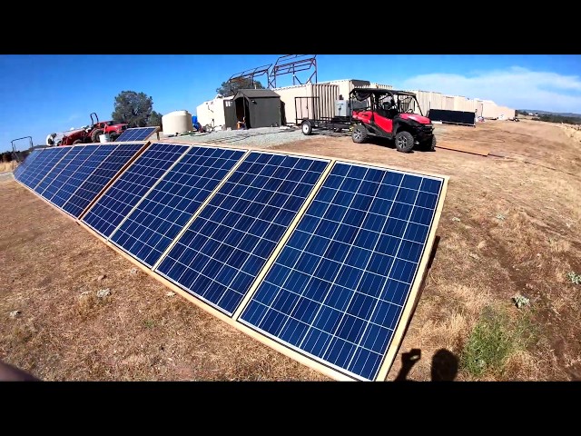 Off Grid: Easy to Build 5kw Solar Array (Portable!) DIY