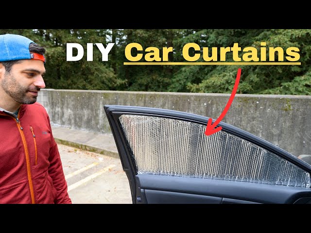 Fast, Easy, Cheap, DIY Car Curtains! Window Covers for Car Camping and Vans