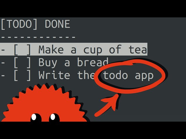 Terminal To-Do App in Rust