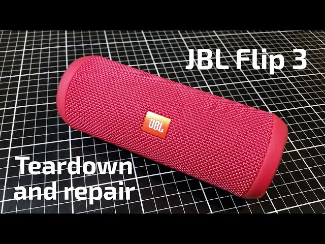 JBL Flip 3 Teardown and USB Repair