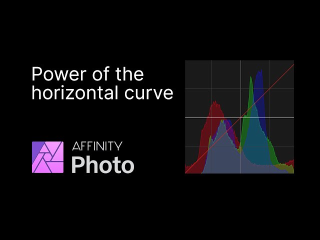 Power of the horizontal curve in Affinity Photo