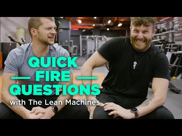 Quick Fire Questions! 🔥 with The Lean Machines | #GetConnected
