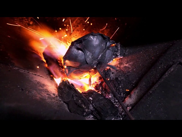 Forging a Rose with a Whitlox Forge