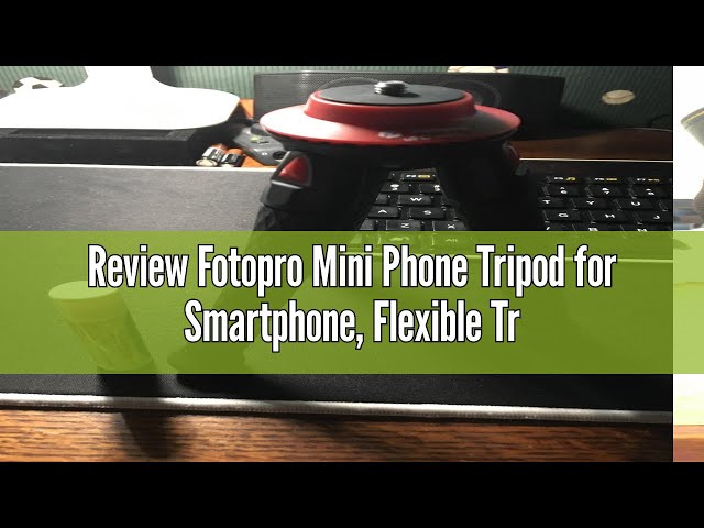 Review Fotopro Mini Phone Tripod for Smartphone, Flexible Tripod with Bluetooth Remote, Tabletop Tra