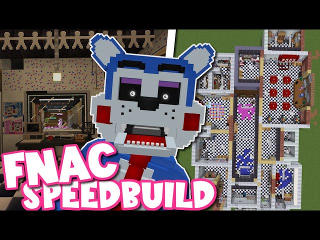 I built a POPULAR FNAF fangame in Minecraft... || Speedbuild + Tour ||