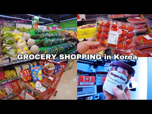Grocery Shopping in Korea | Spring Day Grocery with Prices | Shopping in Korea | Korean Supermarket