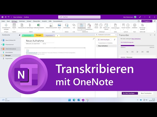 Transkribieren in OneNote: Audio in Text umwandeln [Anleitung] | Malter365.de