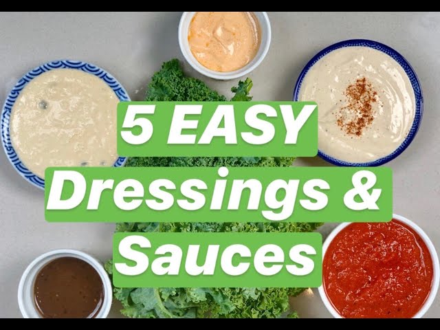Add Amazing Flavor w These Healthier Dressings!