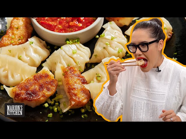 I could eat these dumplings ALL DAY! | Thai Shrimp Gyoza | Marion's Kitchen