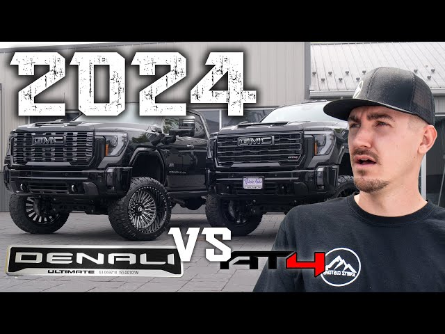 Is the NEW 2024 GMC 2500 Denali Ultimate BETTER than the AT4? || Lifted Truck Builds Compared