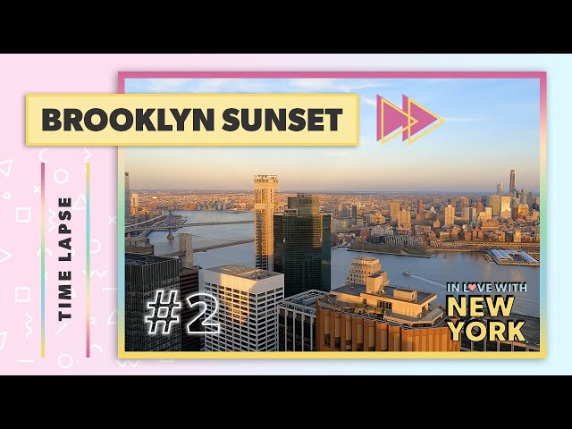 [Time Lapse] Brooklyn Sunset April 2, 2022 - Chasing Sunsets #2 | In Love With New York