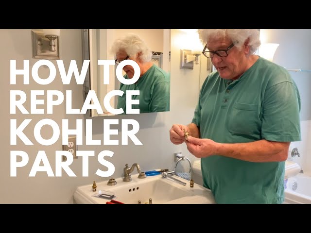 How to Replace a Kohler Toilet Flapper and Toilet Fill Valve and Kohler Stems on a Bathroom Faucet