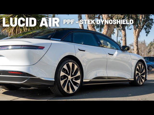 Lucid Air with STEK DYNOshield and DYNOblack Paint Protection Film