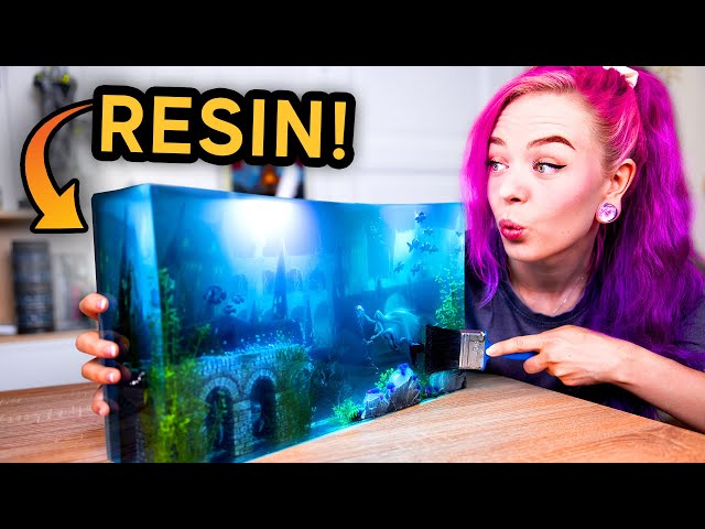 I Painted a 30 POUND Underwater Resin Diorama!