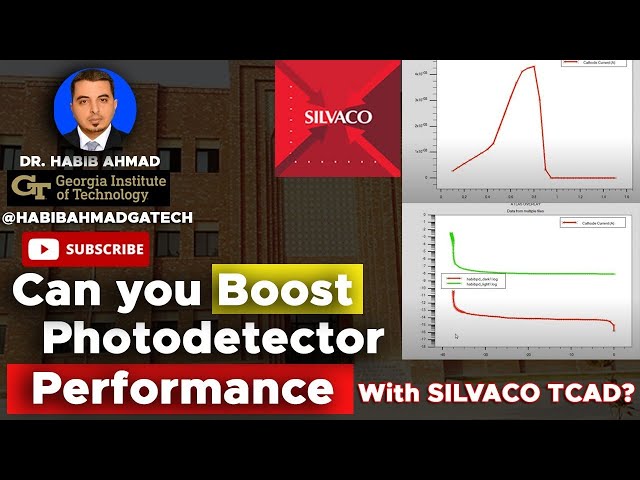 Boost Photodetector Performance with Silvaco TCAD: Si, GaN, & GaAs Photodetectors Simulation🚀💻🔍💡🔋📈