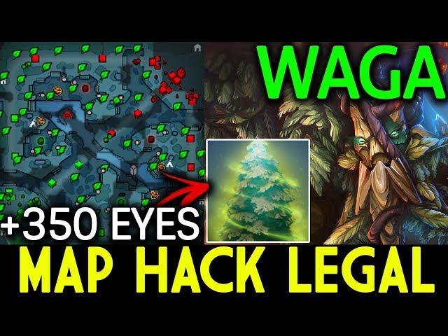 Wagamama Dota 2 [Treant Protector] MAP HACK LEGAL + 350 Eyes In The Forest