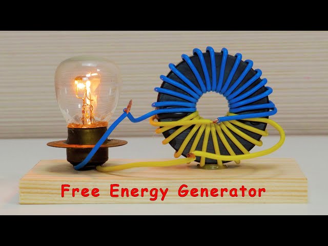 2023 Free Energy Generator Self Runing Using Spark Plug