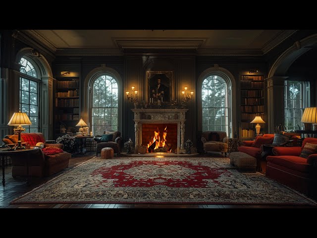 Awaken Your Senses with the Sound of a Burning Fire and the Visuals of a Glorious Fireplace
