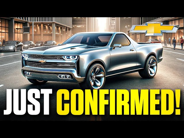 2025 Chevy El Camino's STUNNING Comeback! FIRST LOOK!