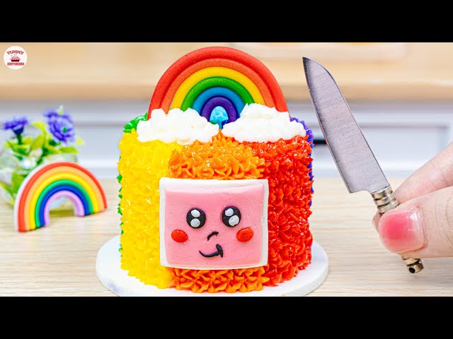 Tasty Rainbow Cake🌈1000+ Miniature Rainbow Cake Recipe🌞Best Of Rainbow Cake Ideas