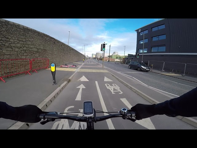 Liverpool City Centre To Crosby On Bike Paths 99% Traffic Free