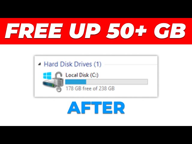 How To Free Up Over 50gb Of Disk Space