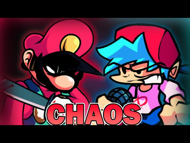 Friday Night Funkin' Mod Devil Mario VS BF (Chaos but Devil Mario sing it)