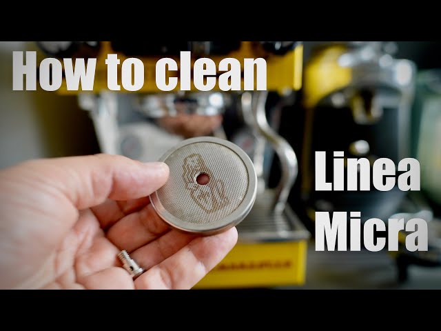 How to clean the La Marzocco Linea Micra