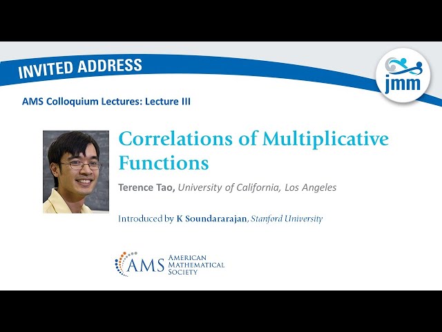Terence Tao "Correlations of Multiplicative Functions"