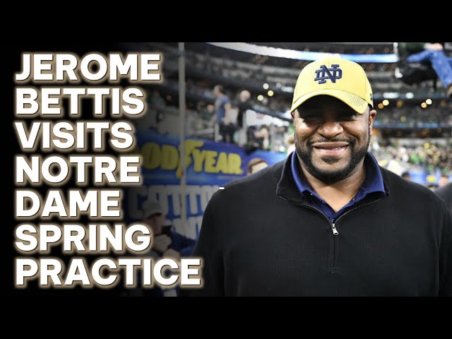 Notre Dame Football Spring Practice Guest: Jerome Bettis #Shorts
