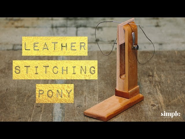 Jeremy's Stitching Pony - How to make it from wood (DIY woodworking)