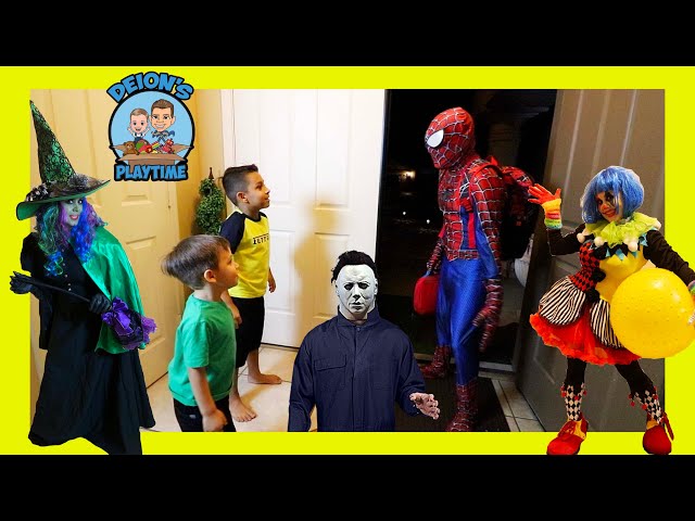Don’t Choose the Wrong Babysitter | a Clown, a Witch and Spider-Man | Deion's Playtime