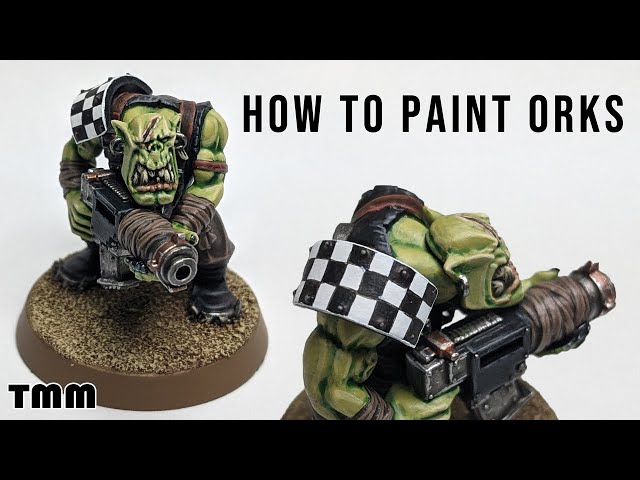 How I Paint Ork Boyz (Warhammer 40,000)