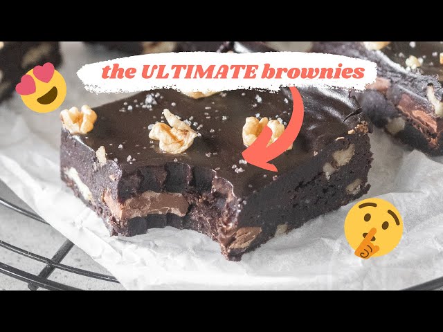 EGGLESS TRIPLE CHOCOLATE BROWNIES WITH BROWN BUTTER | Easy Dessert Recipes | The Cupcake Confession