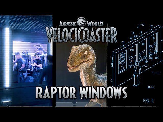 How the Raptor Windows Work on Jurassic World VelociCoaster (And Why the Trains Look Fake)