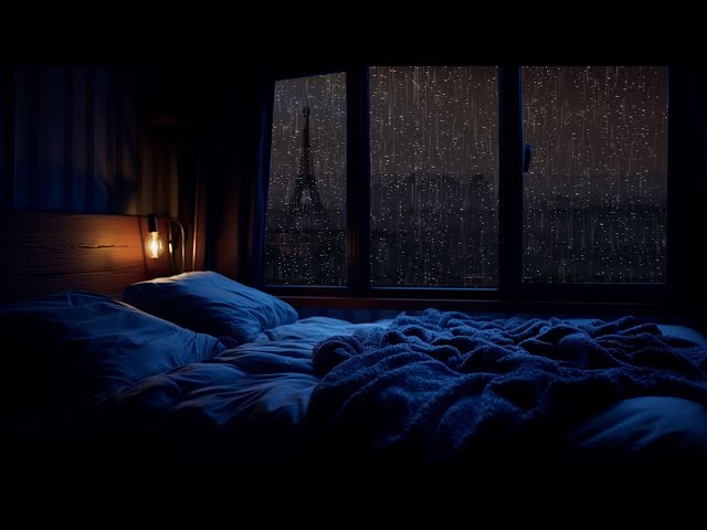 Enjoying The Cool Feeling Of The Rain Outside The Window Helps You Fall Asleep Easily