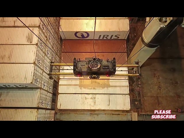 Quay Crane Operation: Daily Routine IRIS Paoay IRIS Container for Unloading/ Episode 34